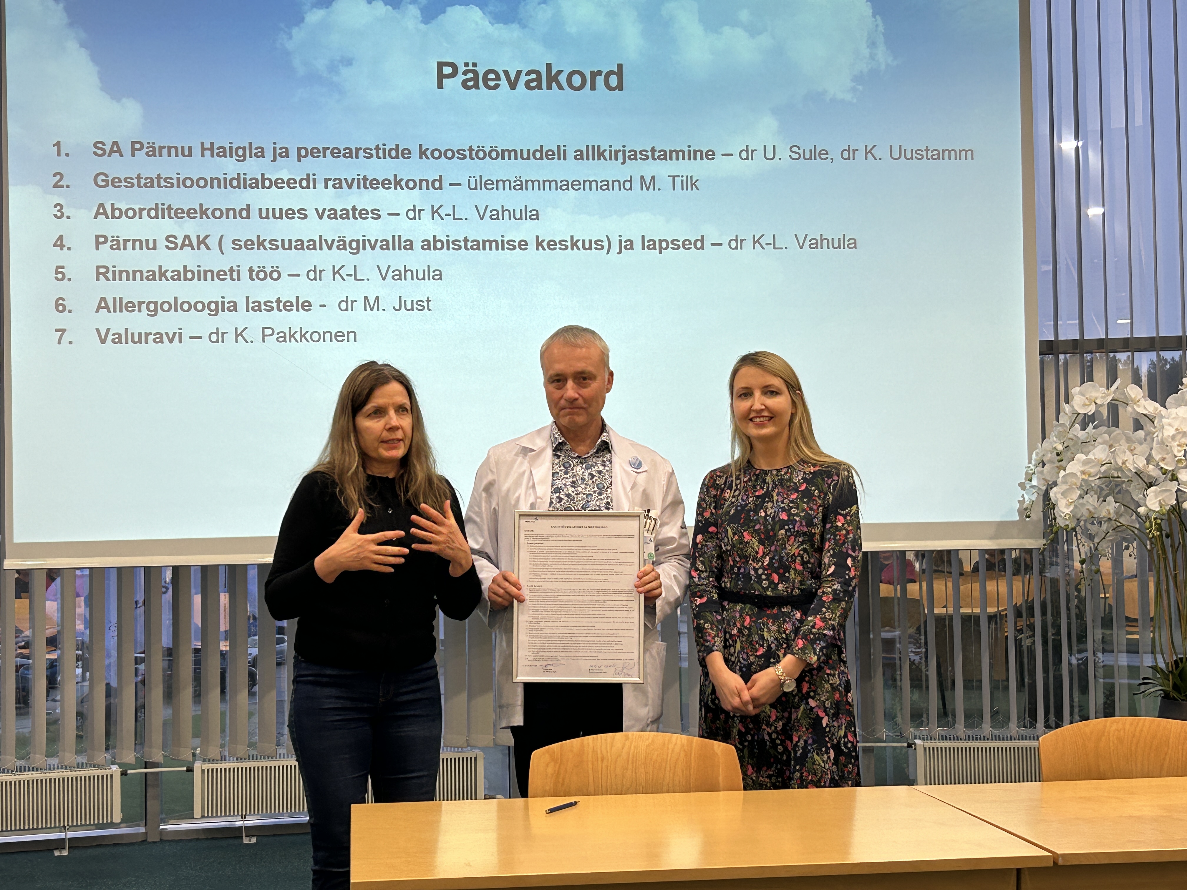 Koostöömudeli allkirjastamine