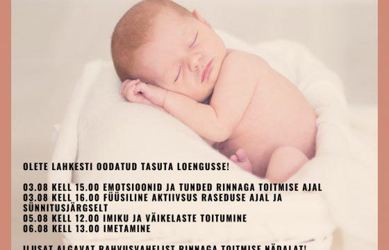 rinnaga toitmise nädal