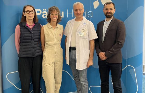 HOPE programmi külalised tutvusid Pärnu Haigla igapäevatööga