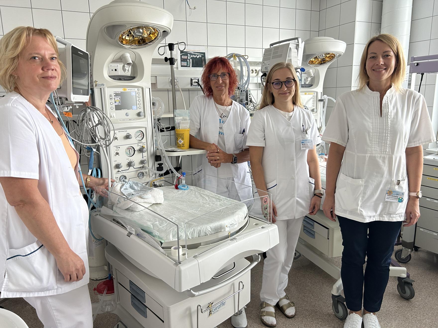 Pärnu Haiglas on uus elustamislaud vastsündinutele!