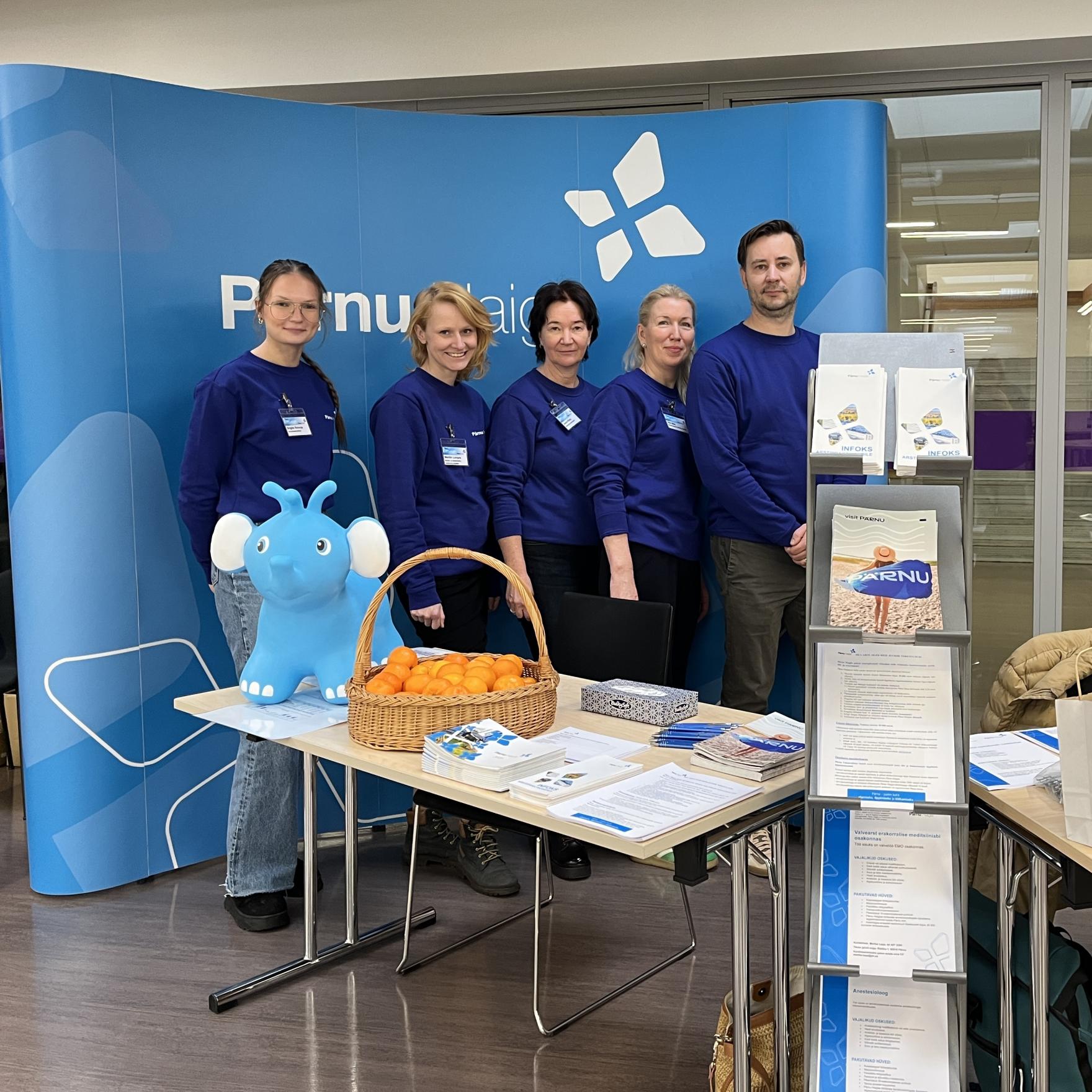 Pärnu Haigla tutvustas end arstitudengite karjääripäeval Tartus