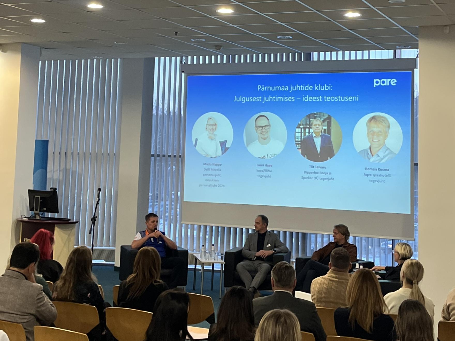 Pärnu Haigla võõrustas Pärnumaa juhtide seminari: Julgusest juhtimises – ideest teostuseni